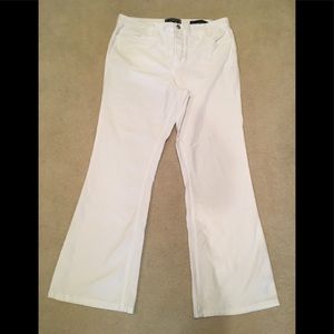 NYDJ- white Not Your Daughters Jeans-size 16